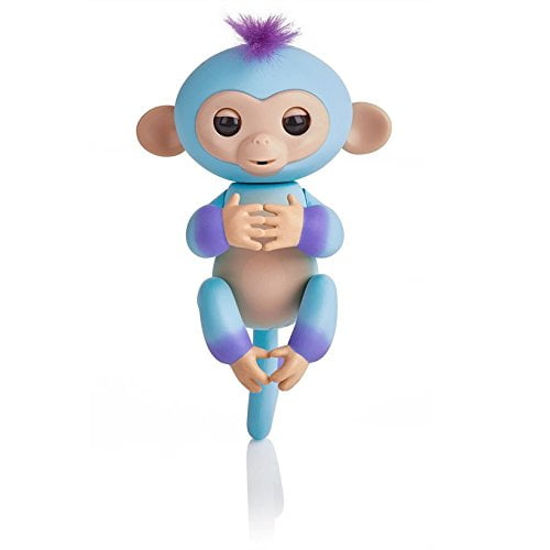 Teal Turquoise Interactive Baby Monkey  WowWee Toys USA SELLER